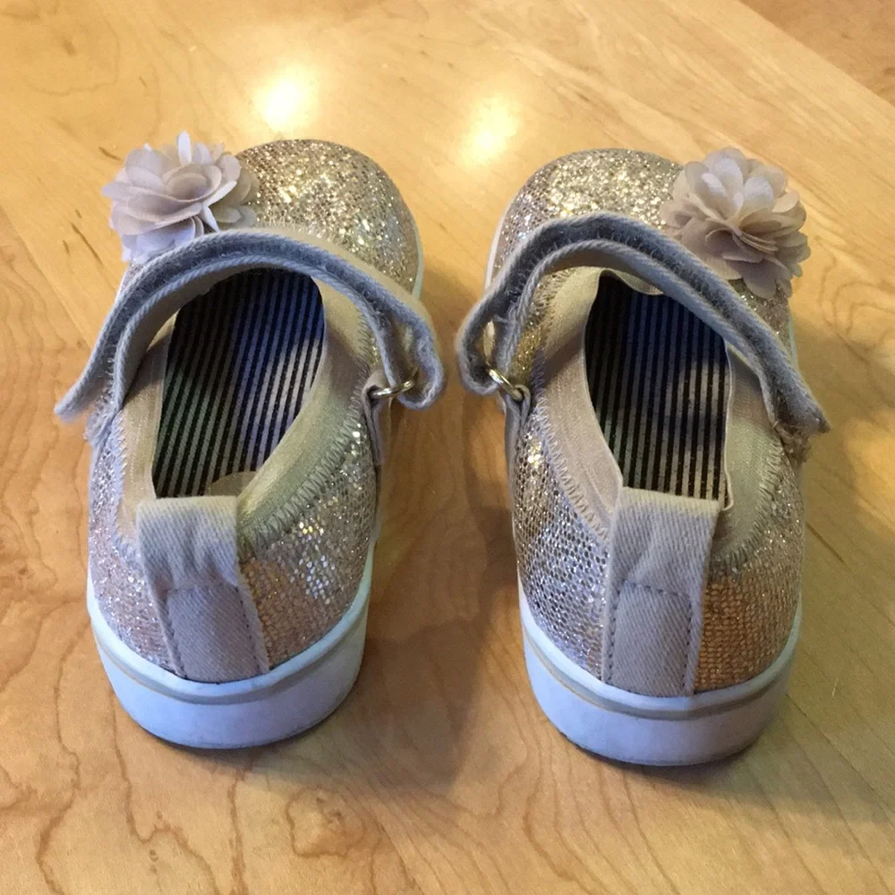 Wonder Nation Glitter Sparkly Mary Jane Shoes